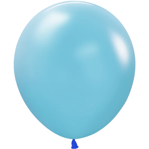 Sempertex Neon Blue Latex Balloon - Various Sizes - Image 4