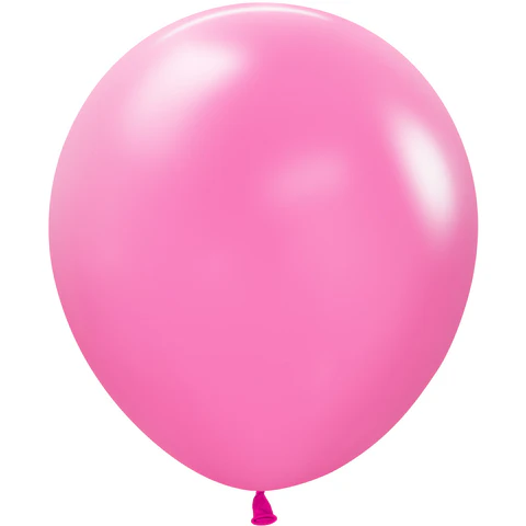 Sempertex Neon Fuchsia Latex Balloon - Various Sizes - Image 3