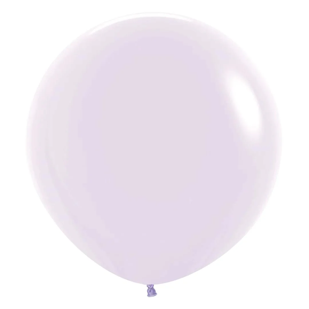 Sempertex Pastel Matte Lilac Latex Balloon - Various Sizes - Image 3