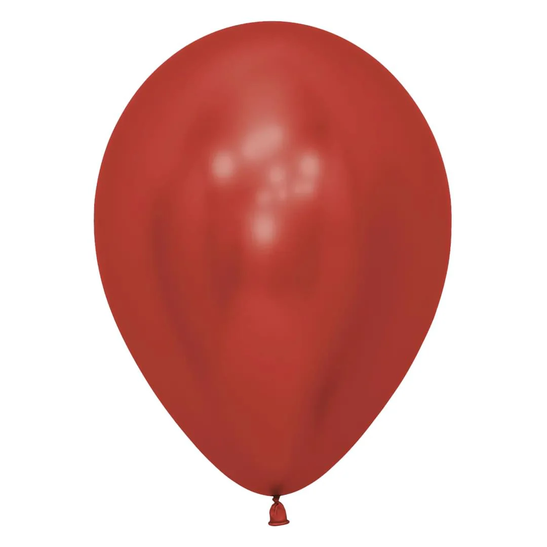 Sempertex Reflex Crystal Red Latex Balloon - Various Sizes