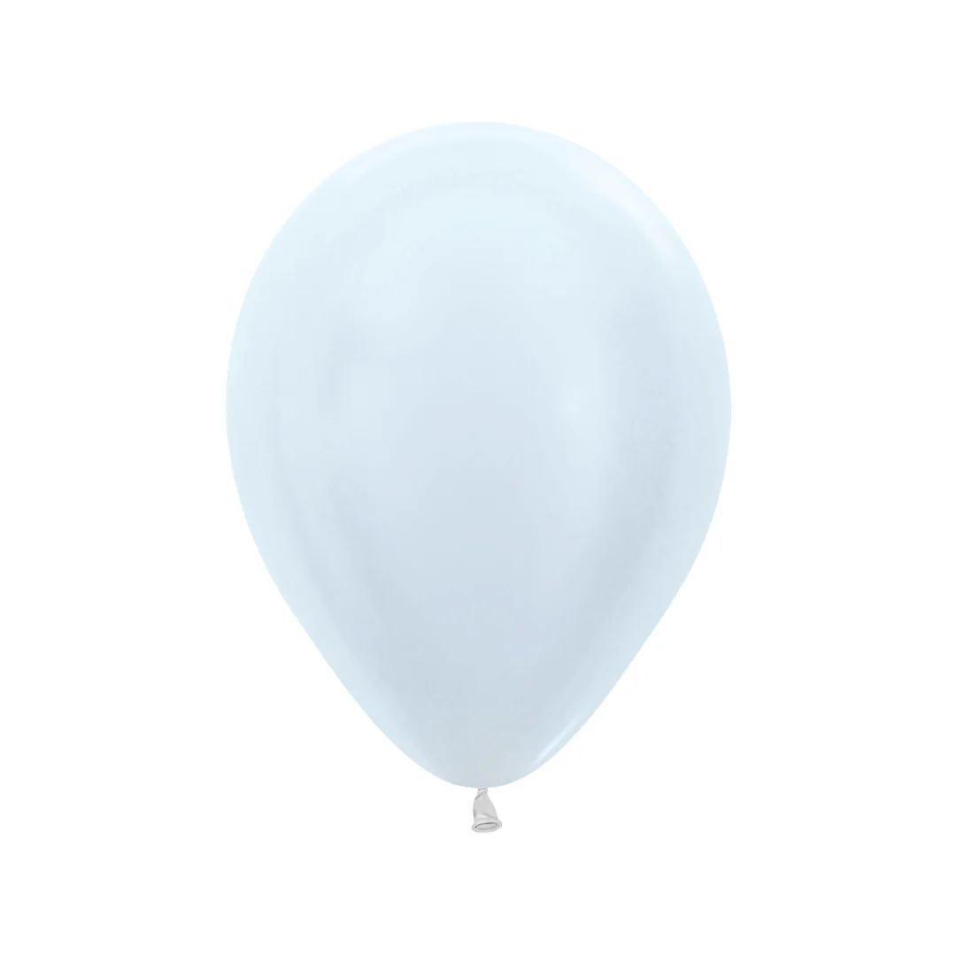 Sempertex Satin White Latex Balloon - Various Sizes - Image 3