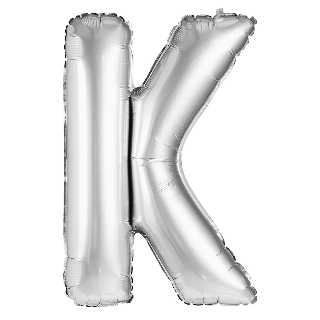 Grabo Silver K Letter 26"