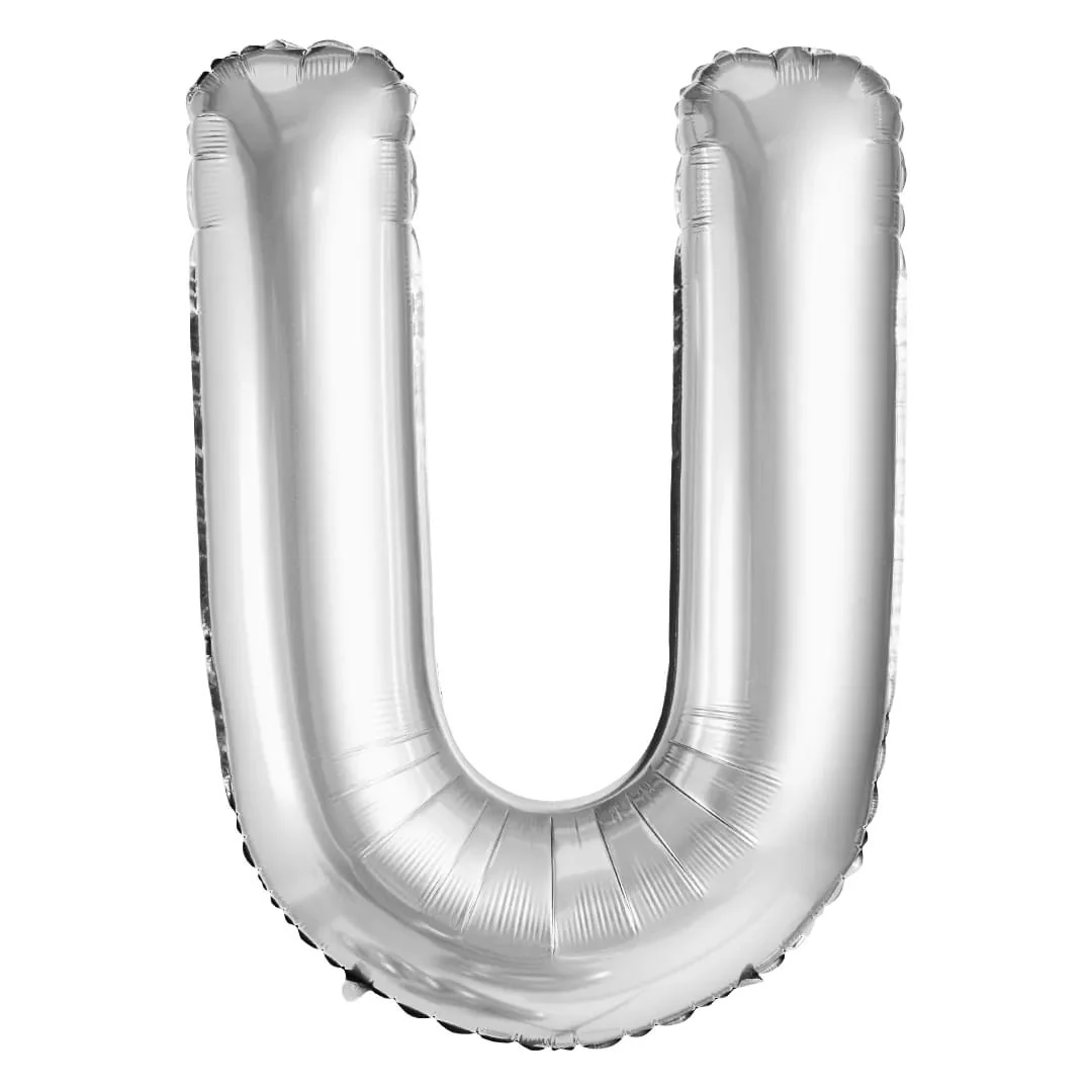 Grabo Silver U Letter 26"