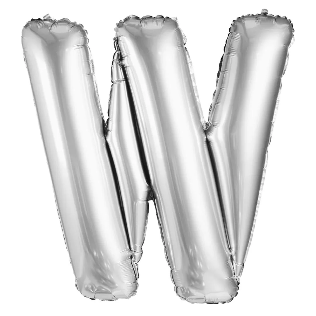 Grabo Silver W Letter 26"