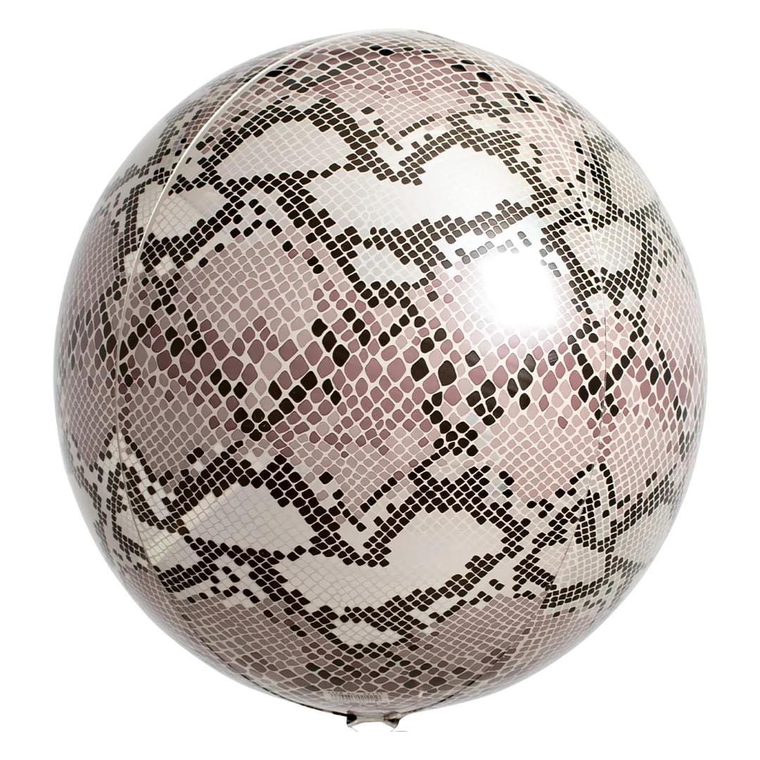 Anagram Snake Skin Print Animalz 15" Orbz Foil Balloon (1)