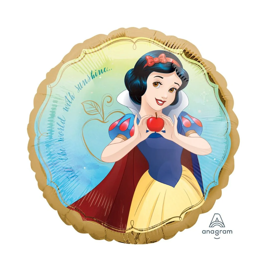 Anagram Snow White Once Upon A Time 18" Circle Foil Balloon (1)