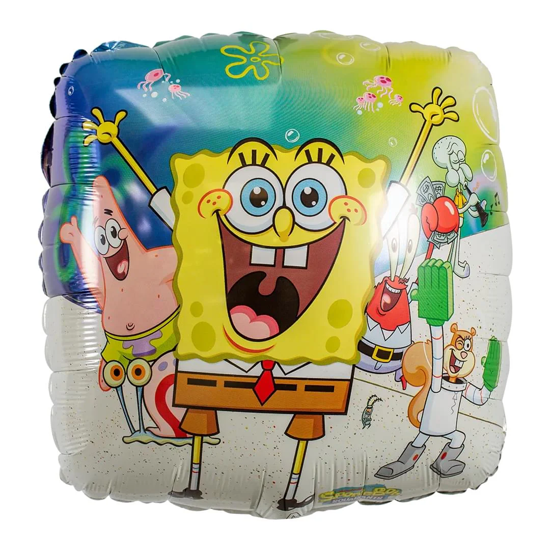 Anagram SpongeBob Squarepants 18" Square Foil Balloon (1)
