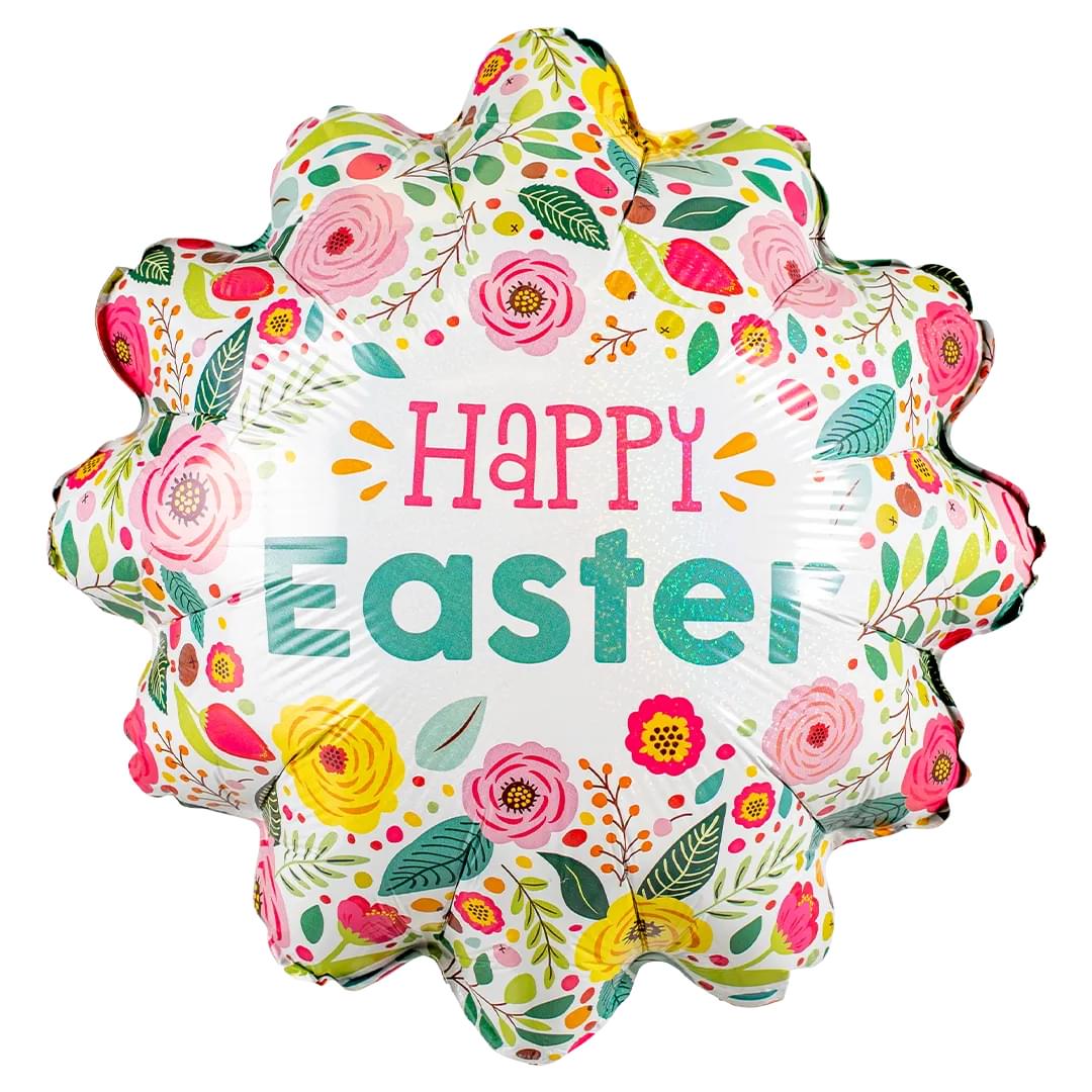 Betallic Spring Flowers Easter 18" Foil Balloon (1)