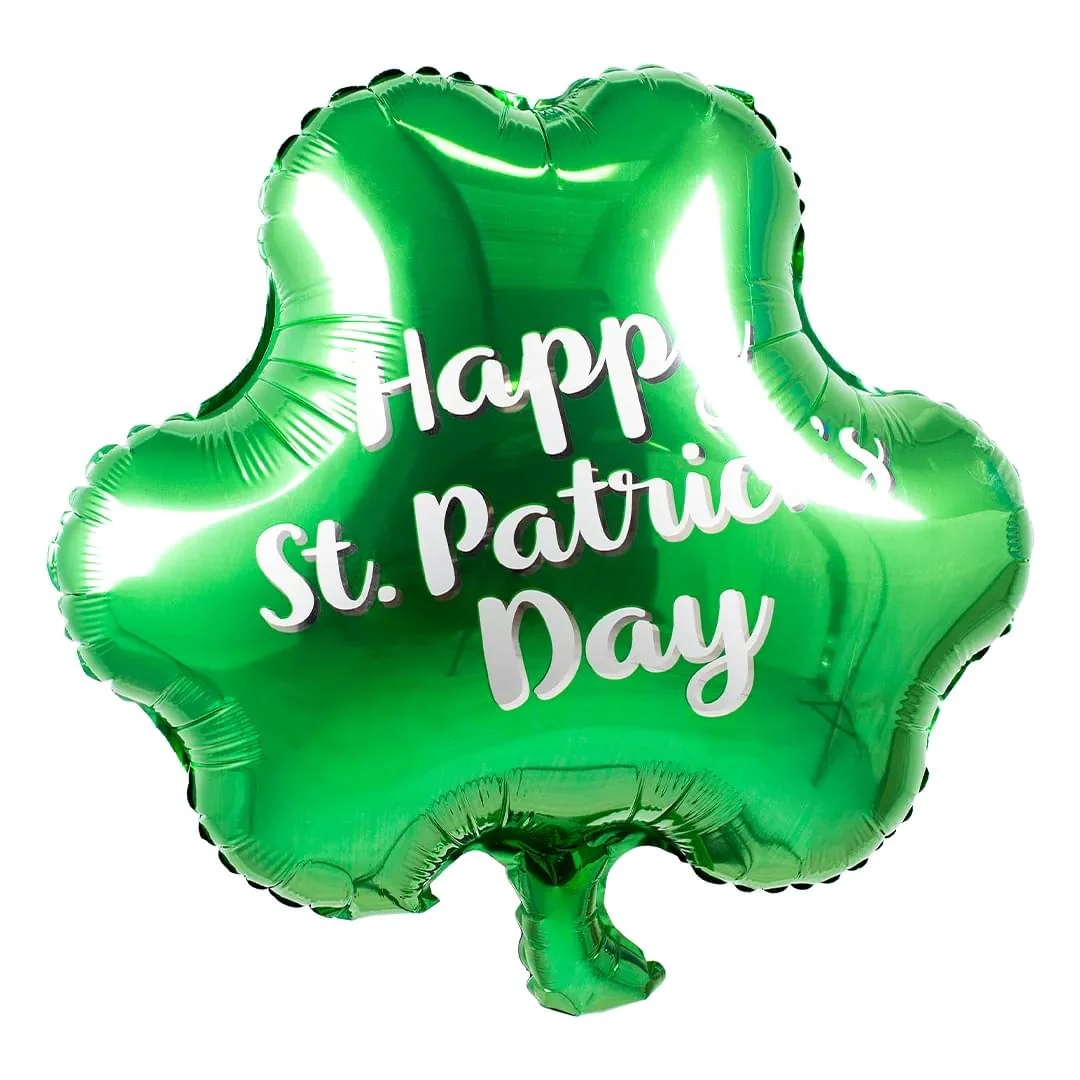 Anagram St. Patrick's Day Shamrock 18" Junior Foil Balloon (1)