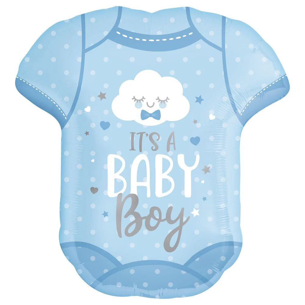 Anagram Baby Boy Onesie 24" Supershape Foil Balloon (1)