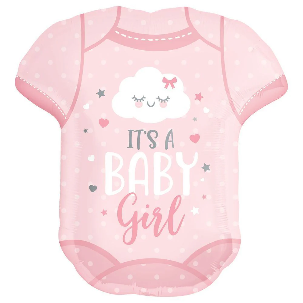 Anagram Baby Girl Onesie 24" Supershape Foil Balloon (1)