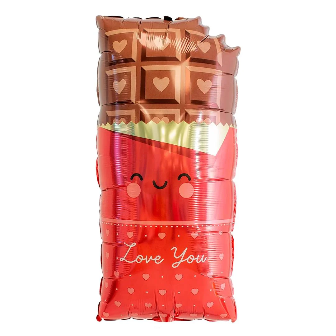 Anagram Chocolate Bar Love 28" Supershape Foil Balloon (1)