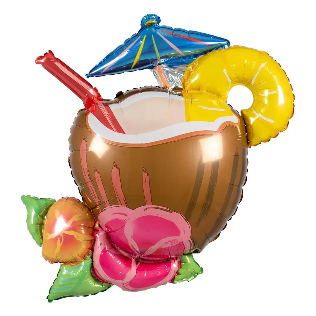 Anagram Coconut Pina Colada 30" Supershape Foil Balloon (1)