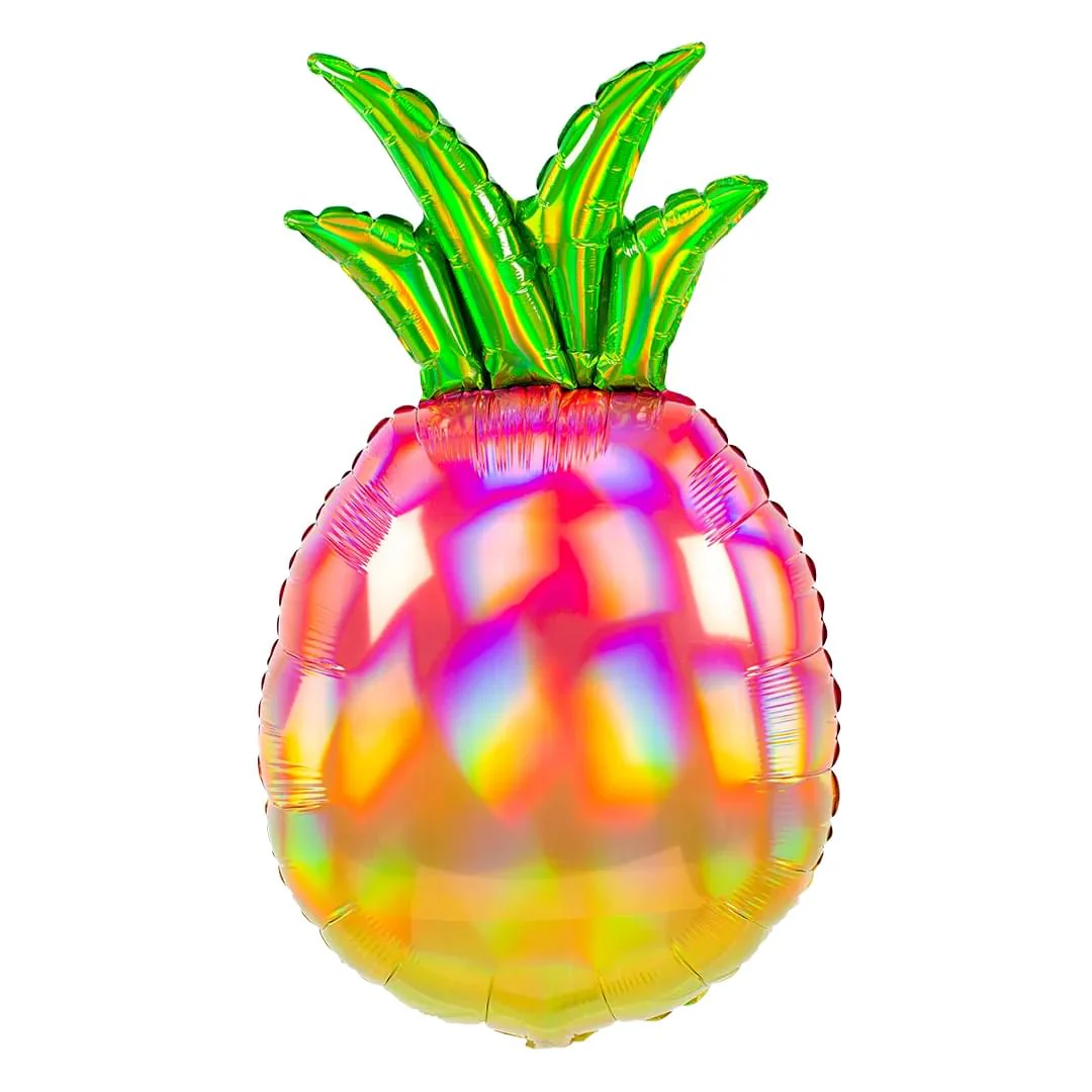 Anagram Iridescent Pineapple 31" Supershape Foil Balloon (1)