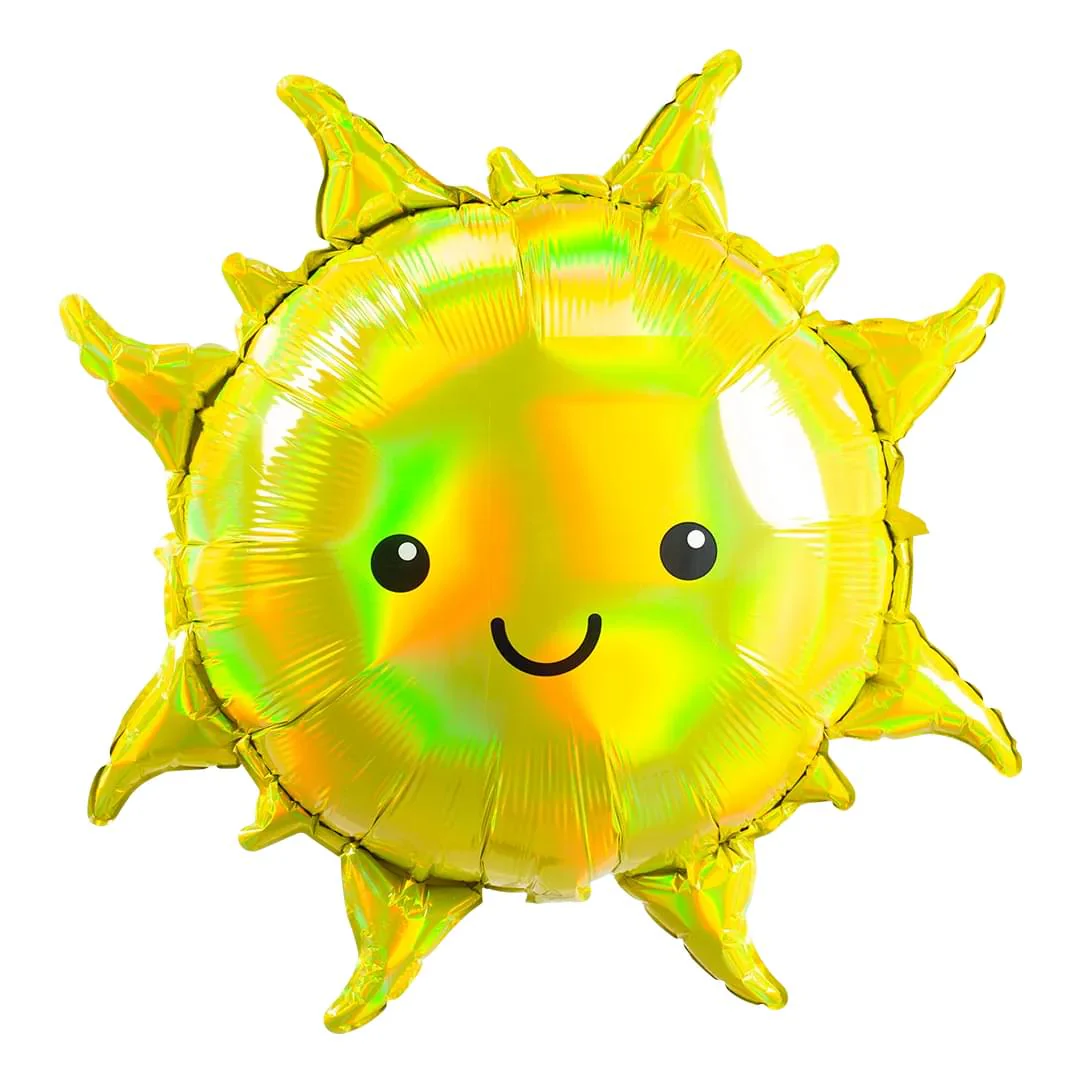 Anagram Iridescent Sun 27" Supershape Foil Balloon (1)