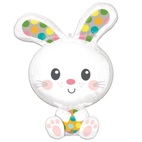 Anagram Spotted Bunny 29" Supershape Foil Balloon (1)