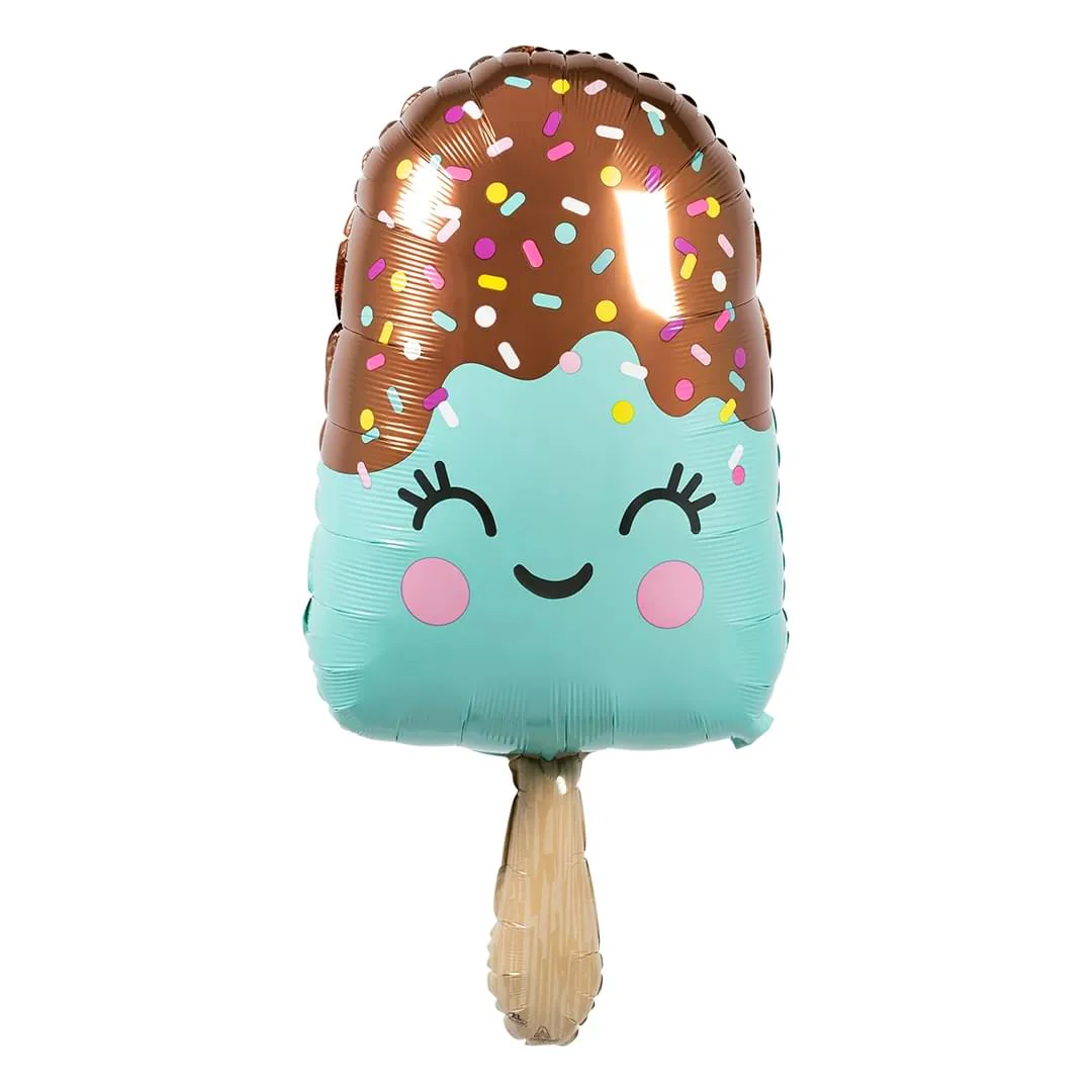 Anagram Happy Ice Cream Bar 35" Supershape Foil Balloon (1)
