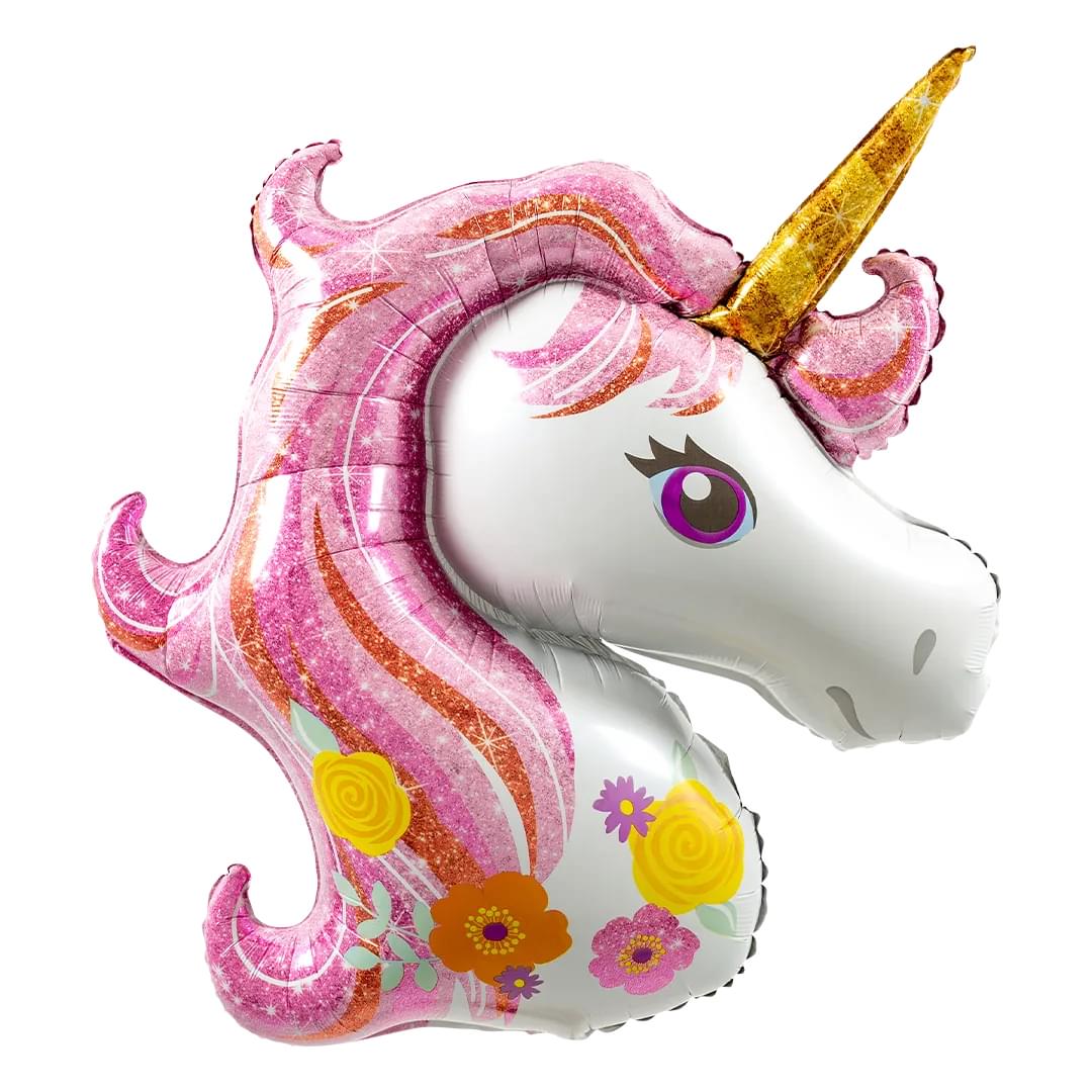 Anagram Magical Unicorn 33" Supershape Foil Balloon (1)