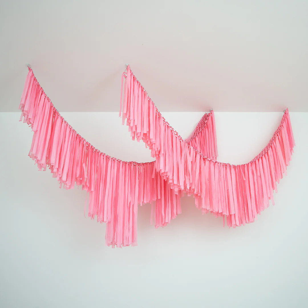 Tassel Fringe Pastel Pink 3m Section (1)