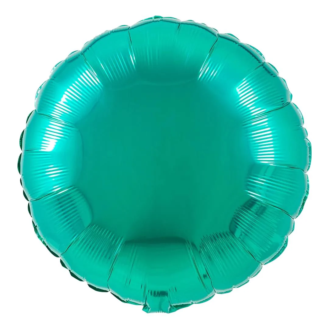 Qualatex Teal 18" Circle Unpackaged