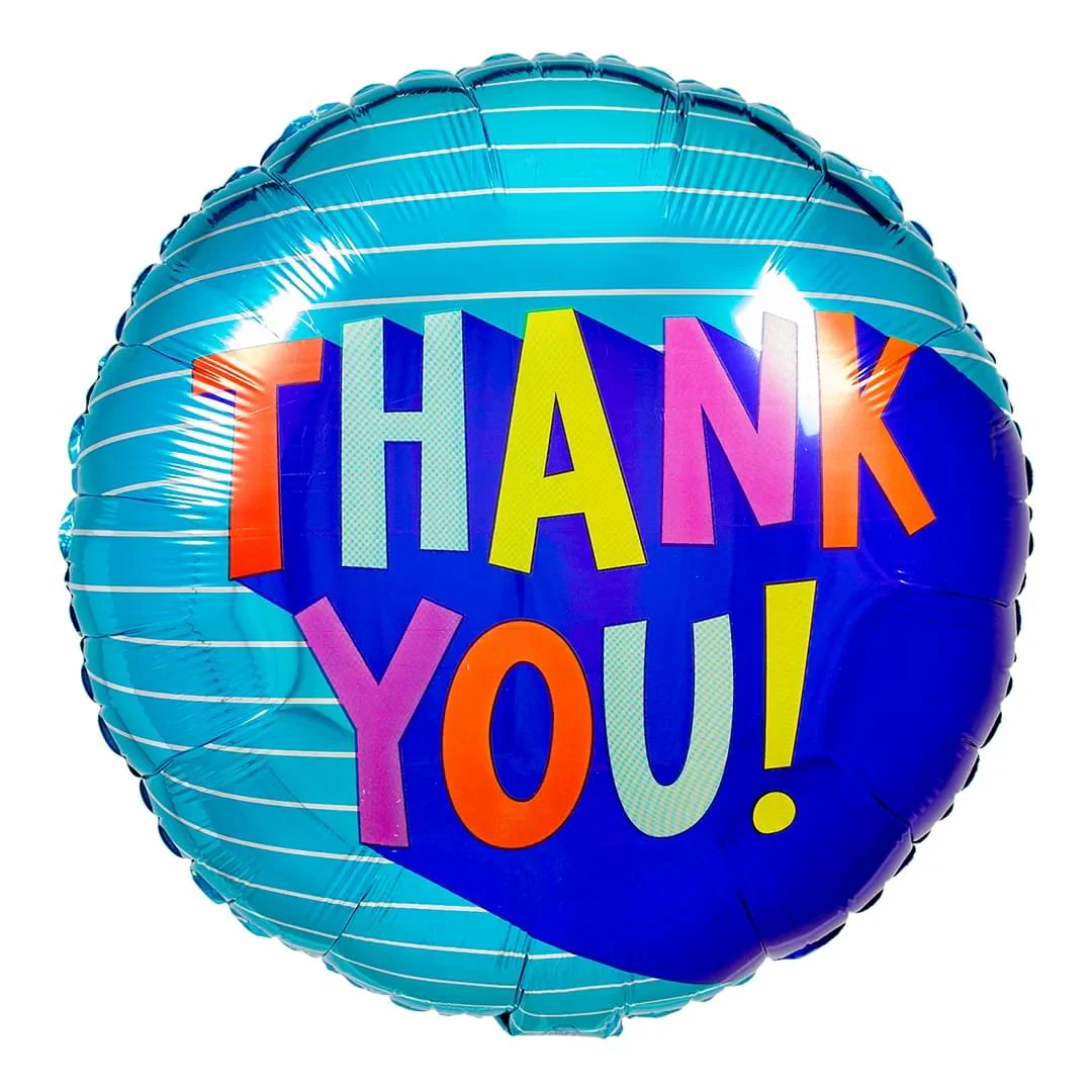 Anagram Thank You Fun Type 18" Circle Foil Balloon (1)