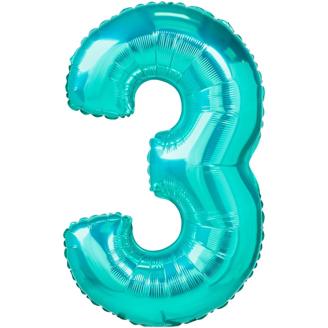 Tiffany 26" 3 Number Balloon
