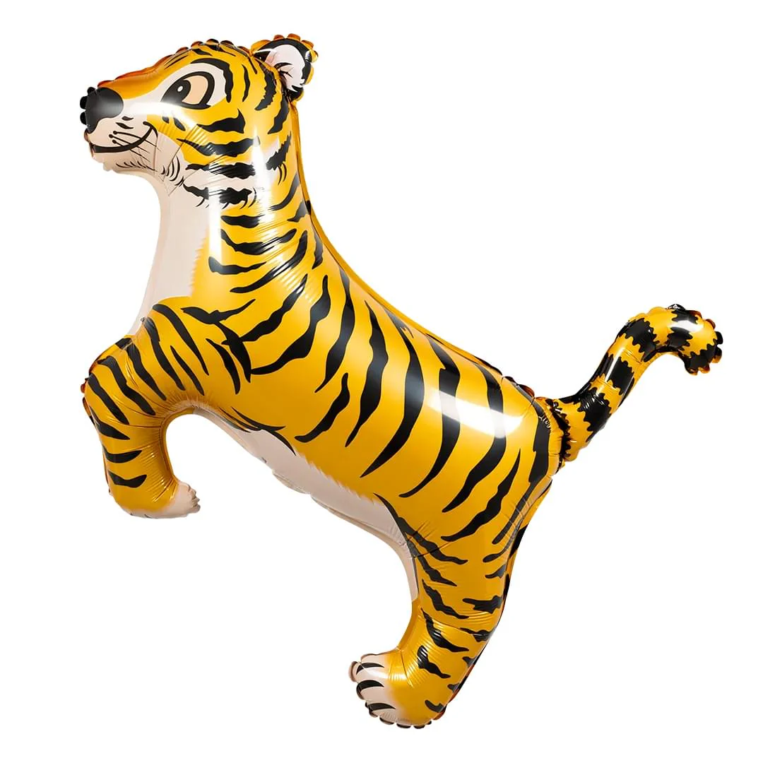 FlexMetal Tiger Supershape 41" Foil Balloon (1)