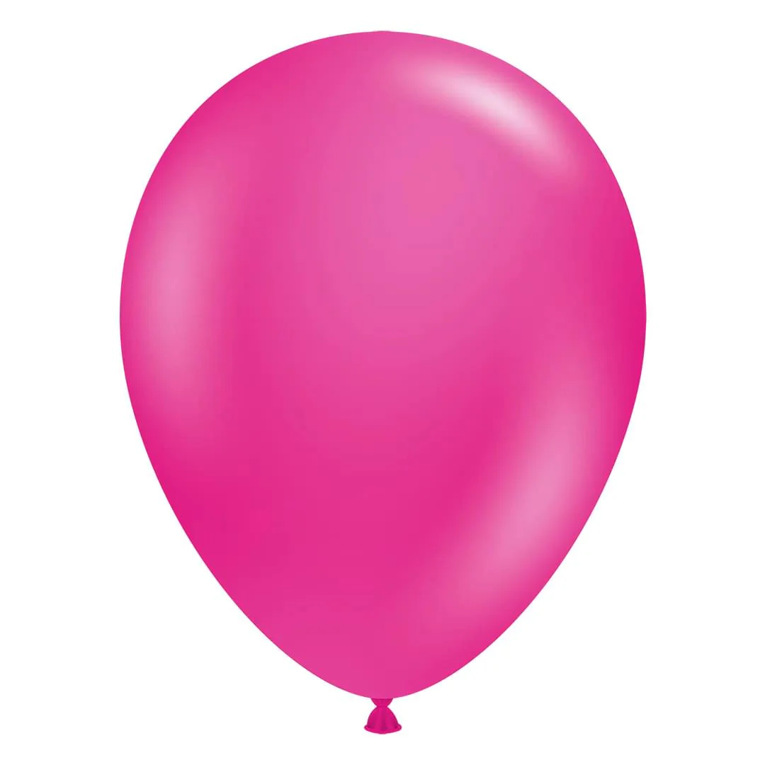 Tuftex Design Hot Pink Latex Balloon - Various Sizes