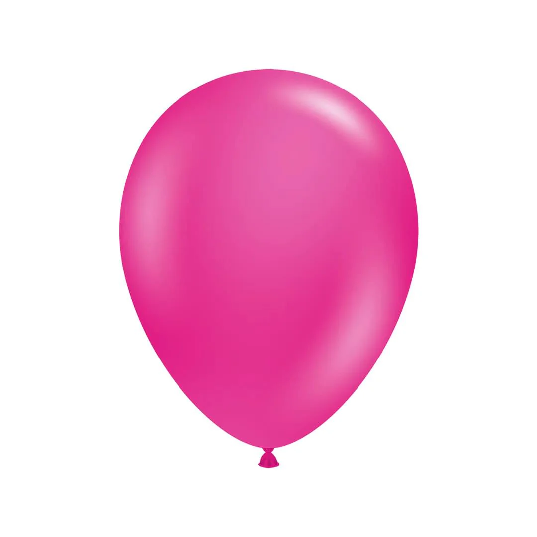 Tuftex Design Hot Pink Latex Balloon - Various Sizes - Image 3