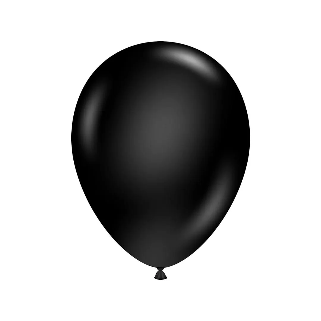 Tuftex Standard Black Latex Balloon - Various Sizes - Image 3