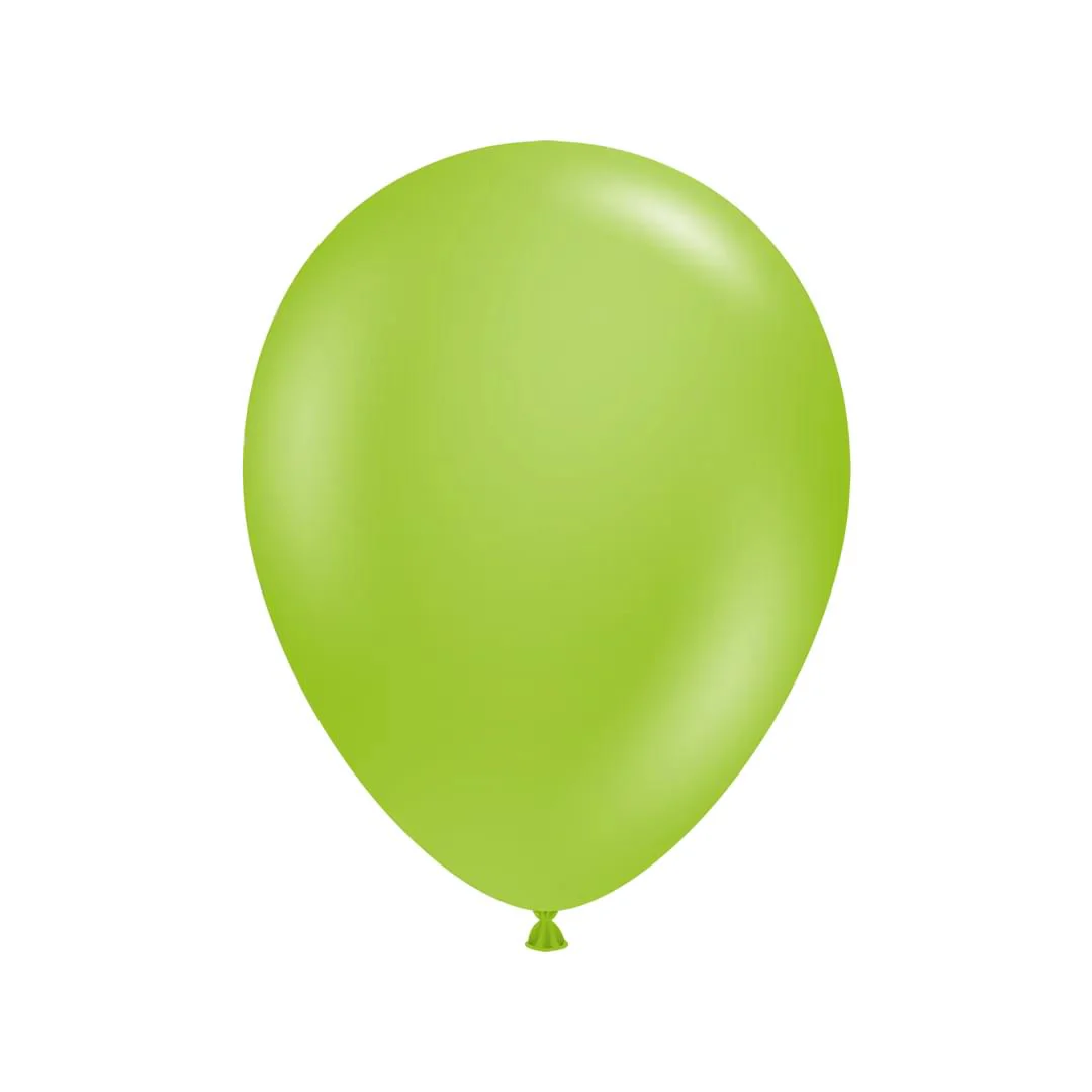 Tuftex Standard Lime Green Latex Balloon - Various Sizes - Image 3