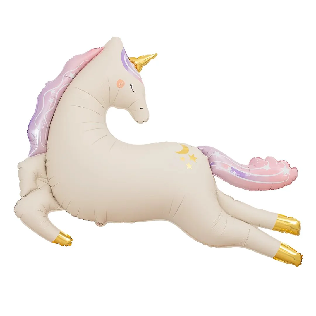 PartyDeco Magical Unicorn Supershape 44" Foil Balloon (1)