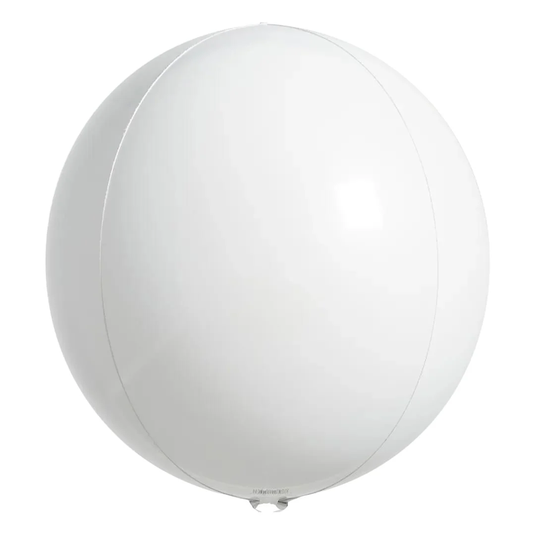 Anagram White 15" Orbz Foil Balloon (1)