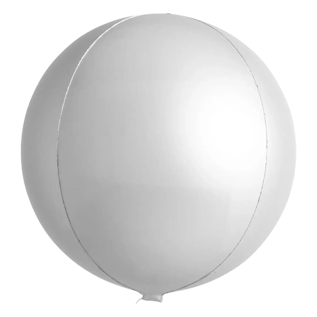 White Satin 15" Globe