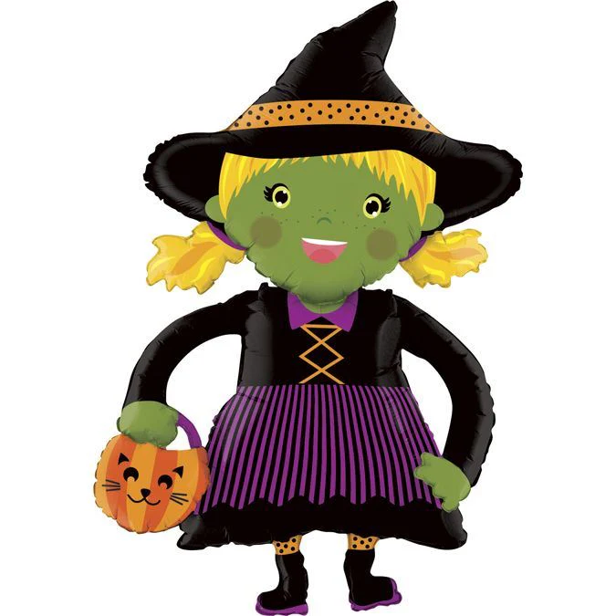 Witch Halloween 45" Supershape