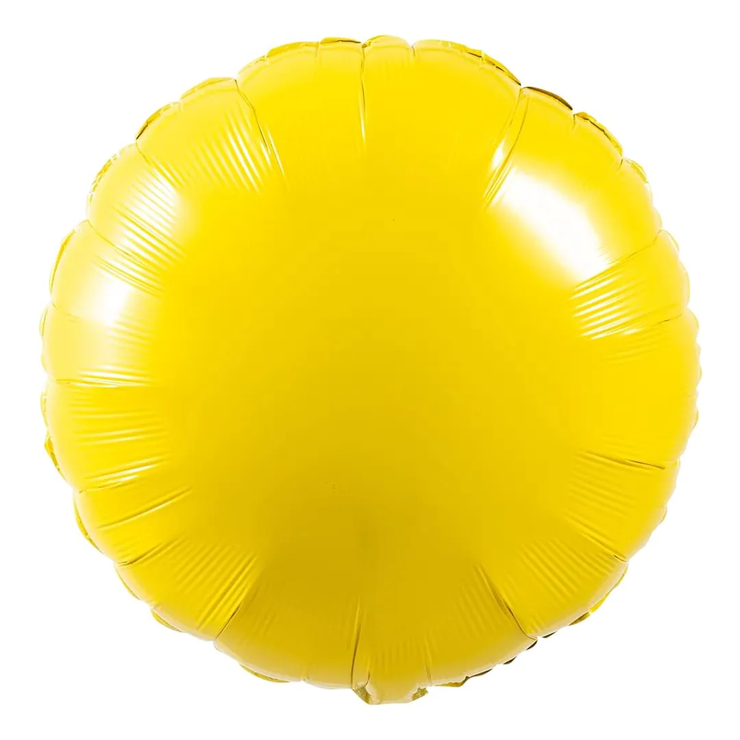 Qualatex Yellow 18" Circle Unpackaged
